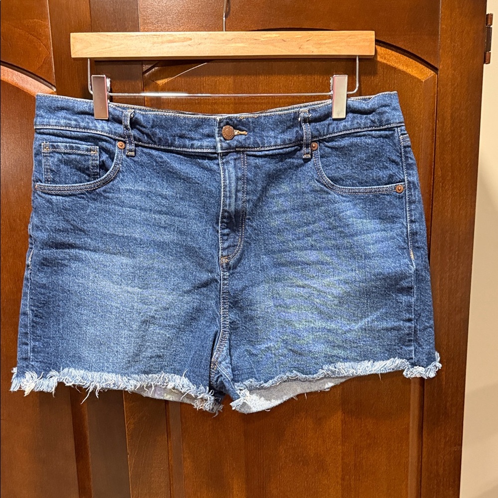 Loft Denim Blue Women's Shorts